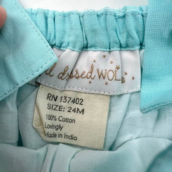 Well Dressed Wolf Lilly of the Valley Grace Bubble Romper - Picture 5 of 6